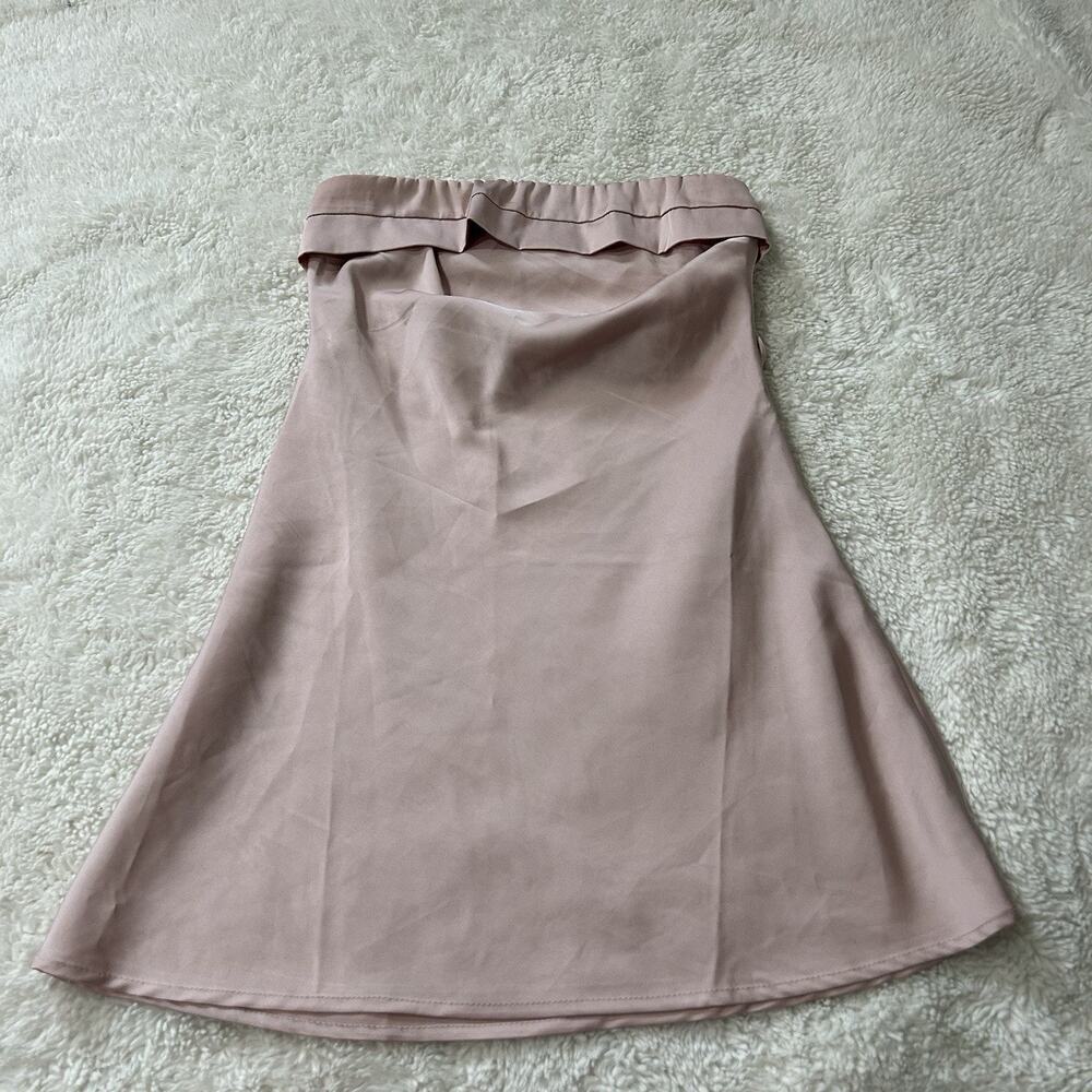 Princess Polly Phillipa Pink Strapless Mini Dress Preppy College City Glam Sz 2 - Picture 1 of 6